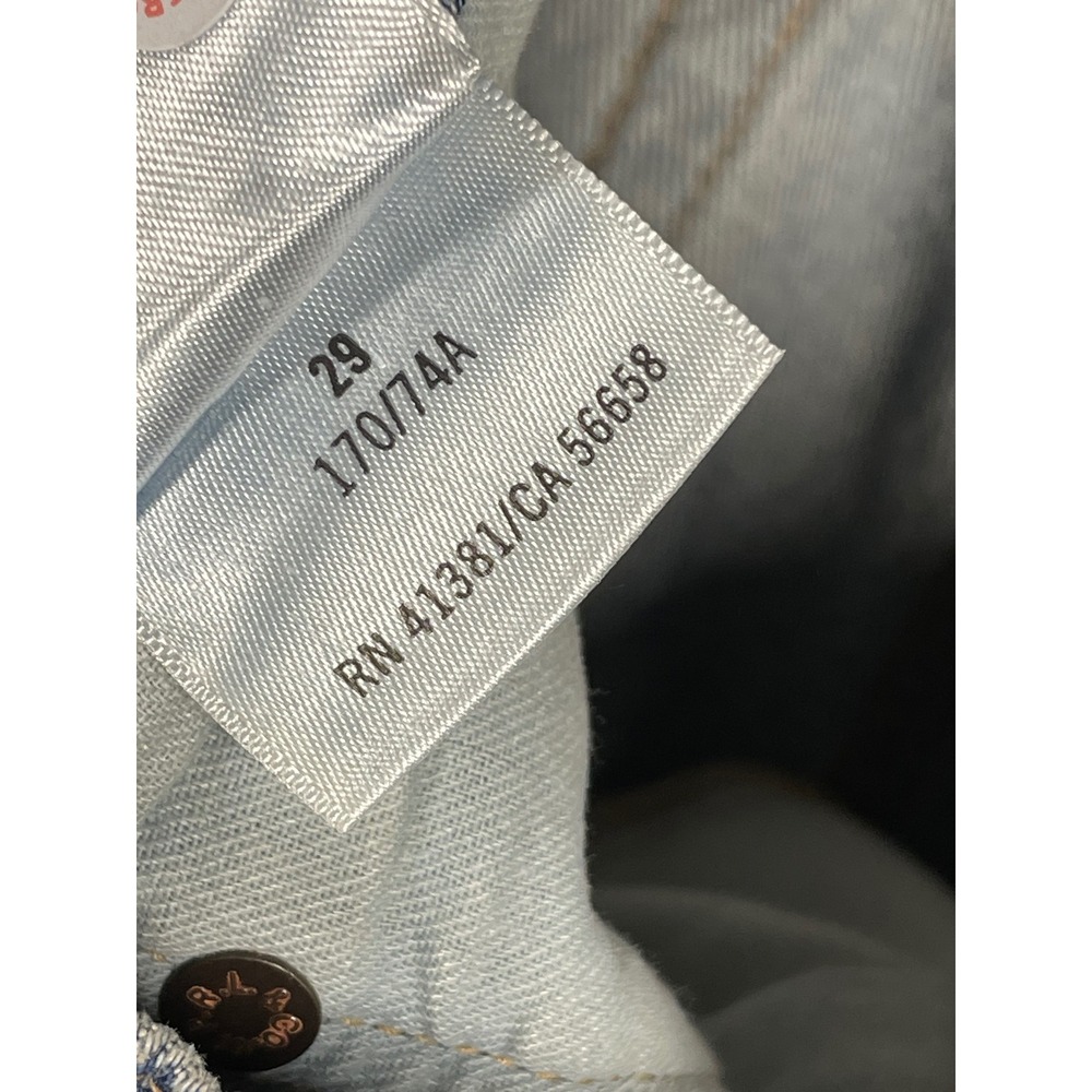 Polo Ralph Lauren Slim Boyfriend Patchwork Jeans Blue Distressed Sashiko 29 NEW - Picture 5 of 11
